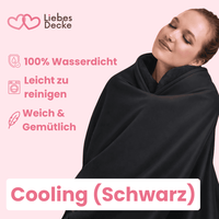 Kühlende Liebesdecke ❄️ (Schwarz)