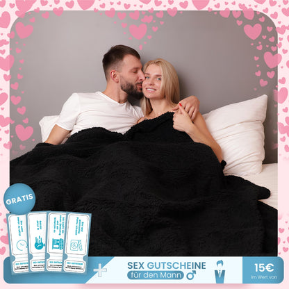 Liebesdecke™ Bundle - Die Wasserdichte Kuscheldecke + GRATIS 28x Liebes-Challange Gutscheine