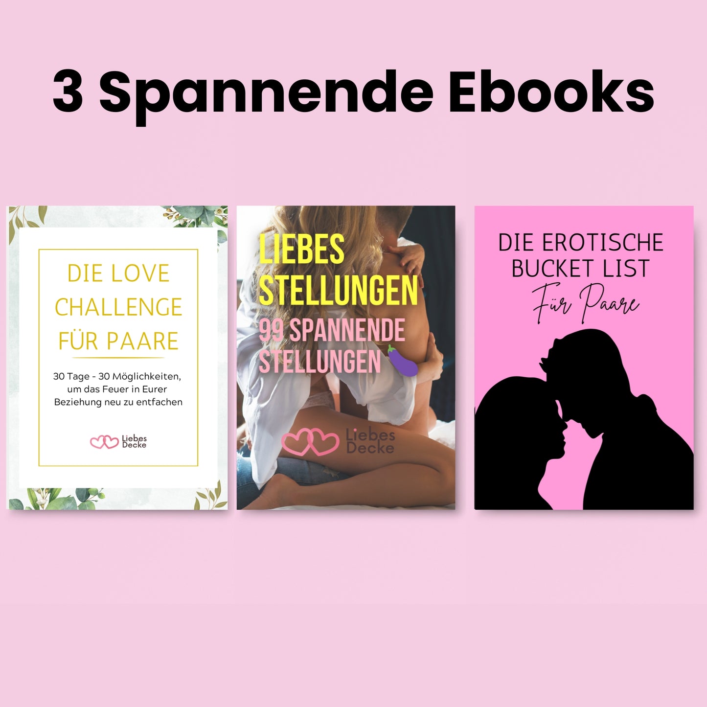 Liebesdecke™ - Die Wasserdichte Kuscheldecke + Pärchen Ebook Bundle